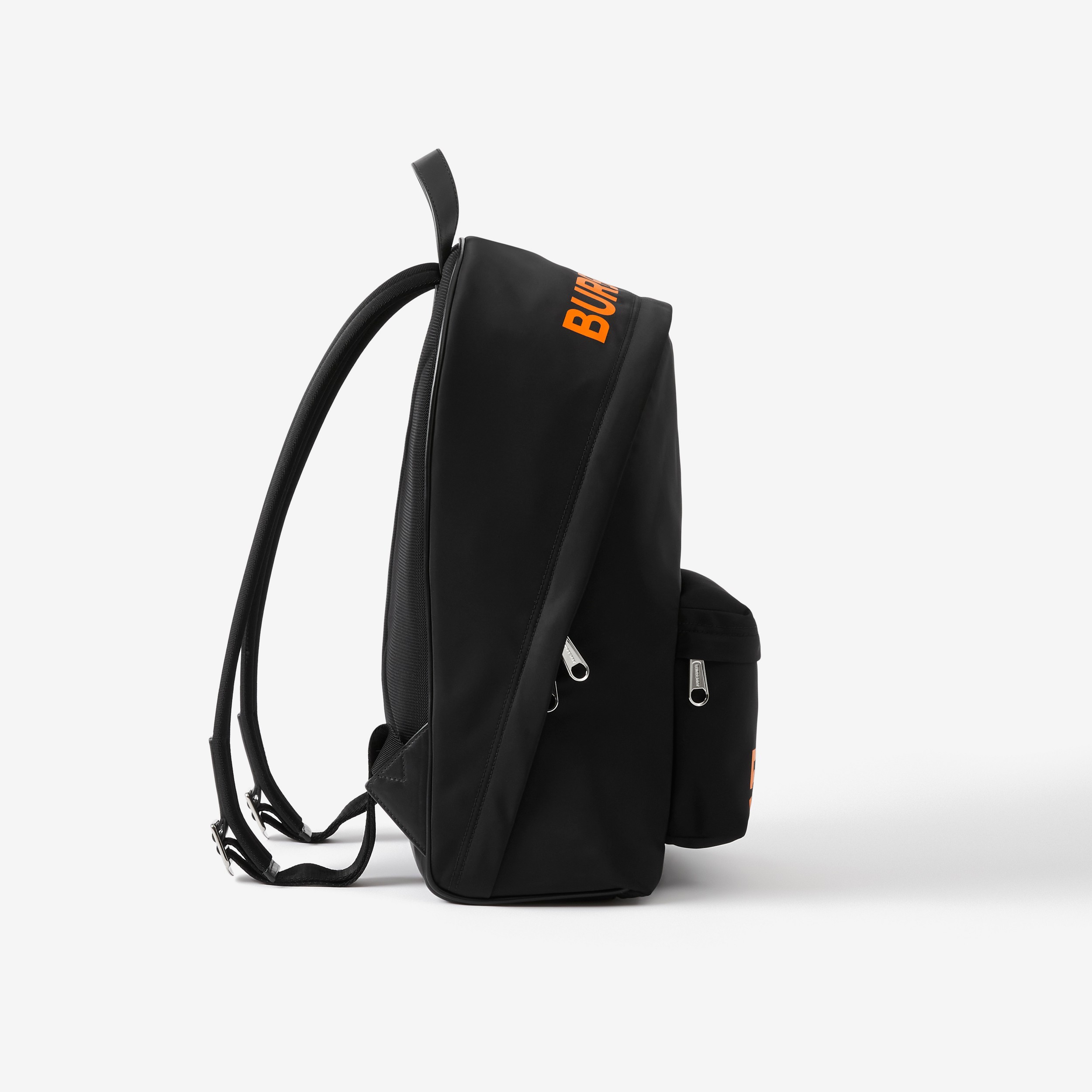 Coordinates Print Backpack in Black/orange - Men | Burberry® Official - 2