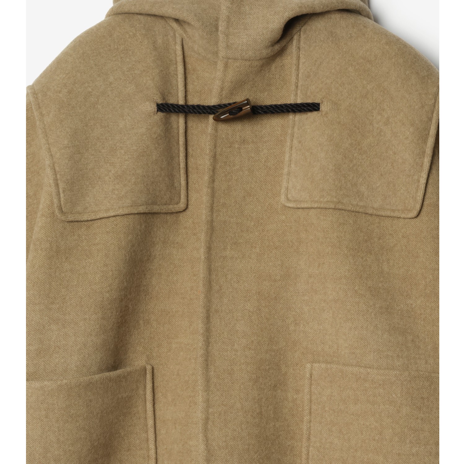 Cape duffle-coat en laine