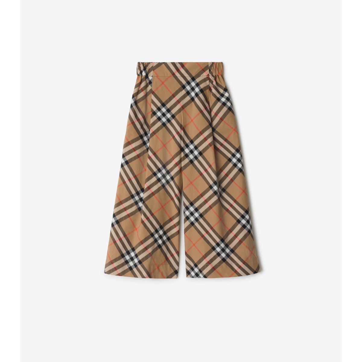  Check Cotton Trousers