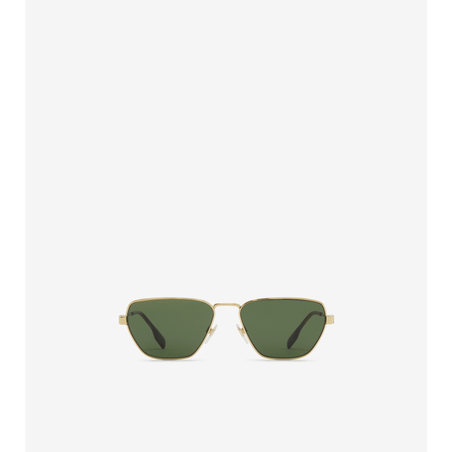 Burberry store gold sunglasses