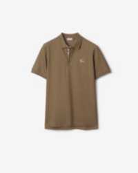 Polo en algodón color marrón Clay
