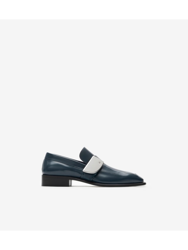 Burberry leather hot sale shoes