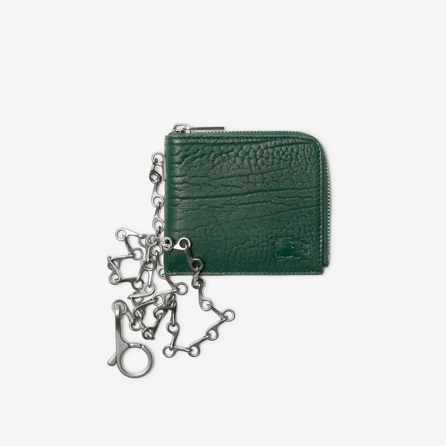 Leather B Chain Wallet