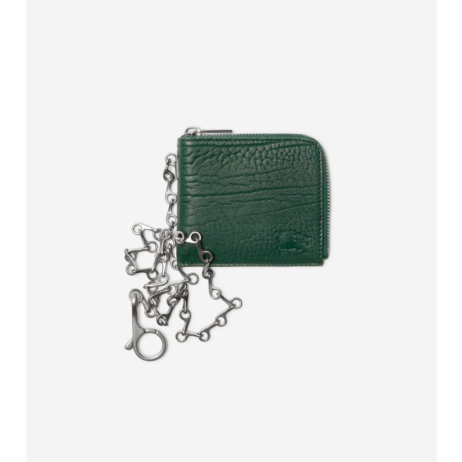 Leather chain deals wallet