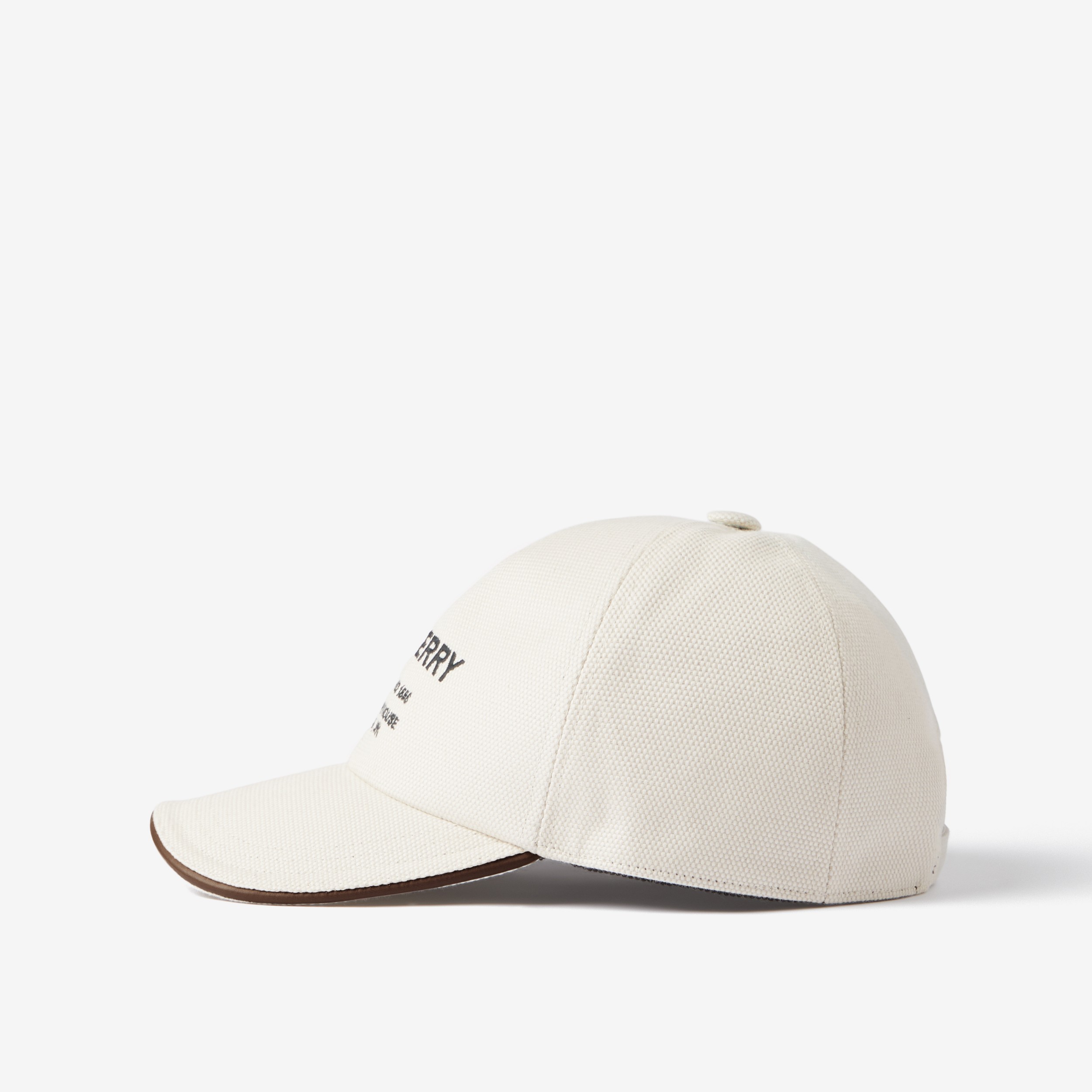 Gorra de béisbol en lona de algodón con motivo Horseferry (Natural) | Burberry® oficial - 4