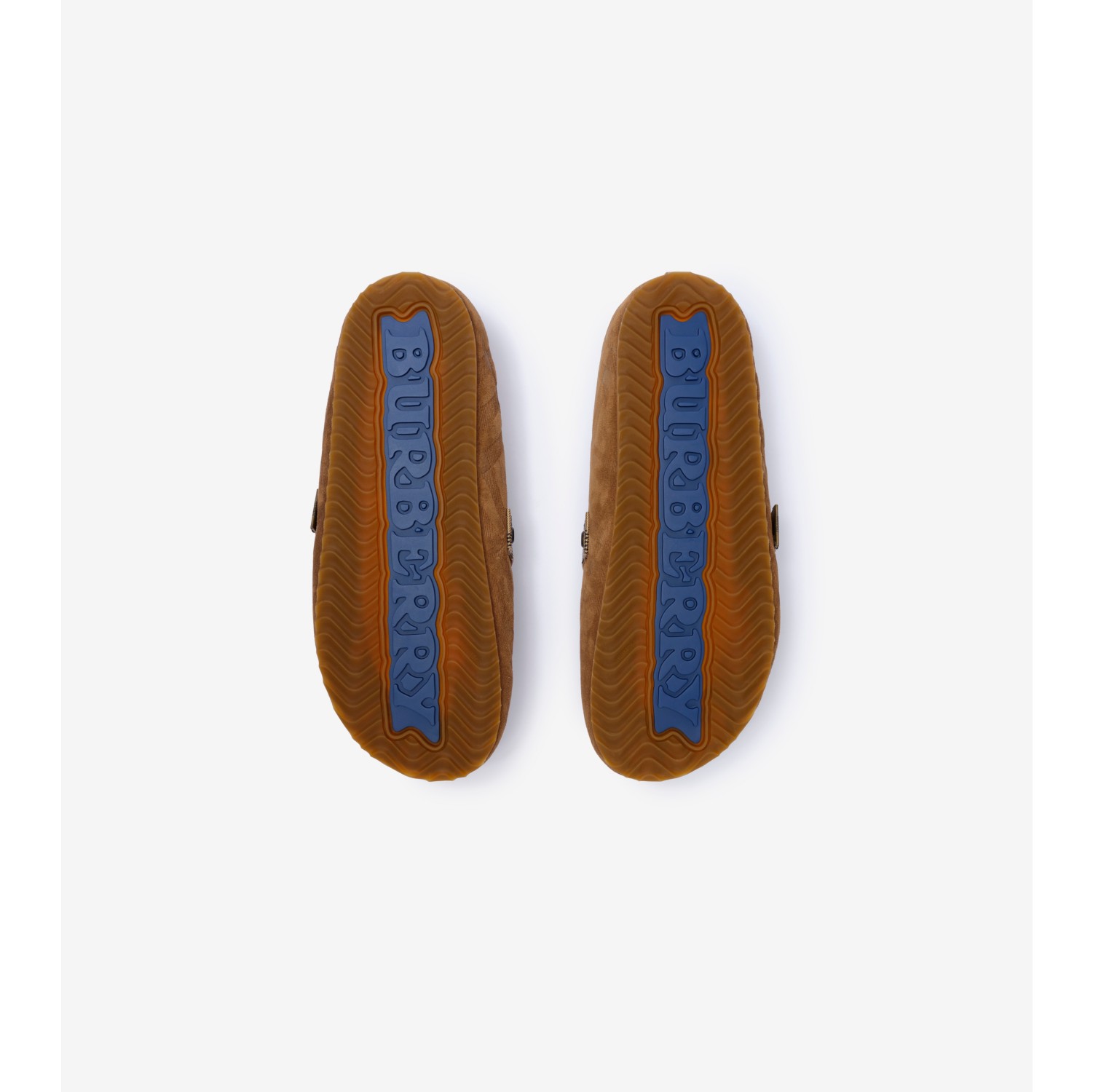 Check Shearling Urchin Clogs in Jute beige - Women | Burberry® Official
