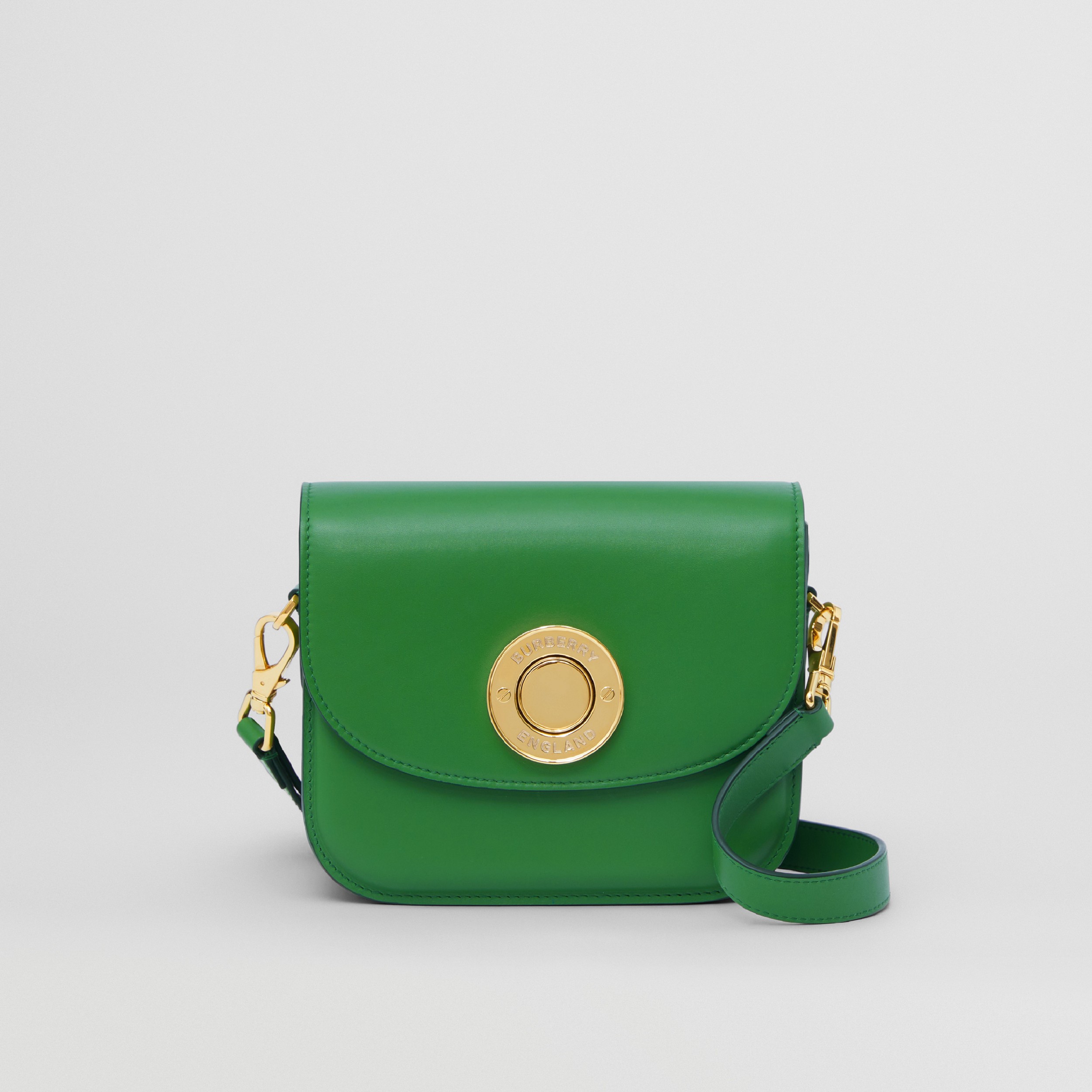 Bolsa Elizabeth de couro - Pequena (Verde Esmeralda Escuro) - Mulheres | Burberry® oficial - 1