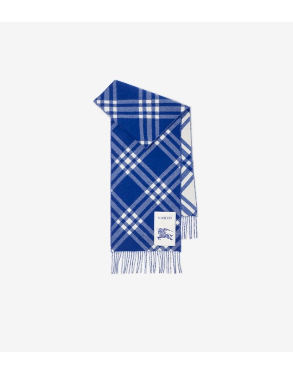 Check Cashmere Scarf