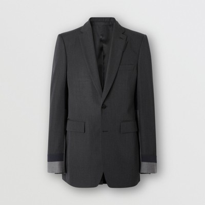 burberry wool jacket men