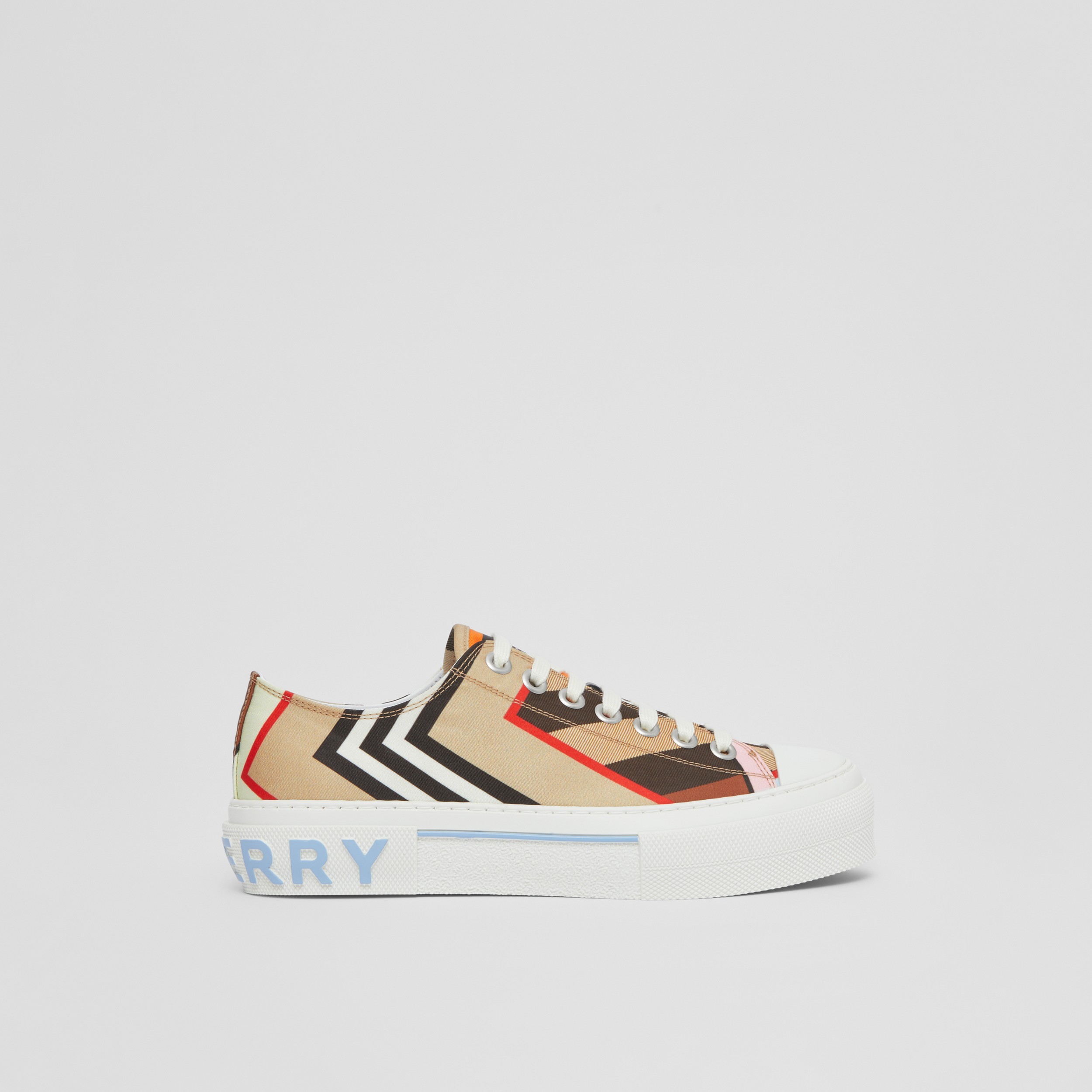 Montage Print Sneakers – Online Exclusive in Multicolour - Women | Burberry® Official - 1