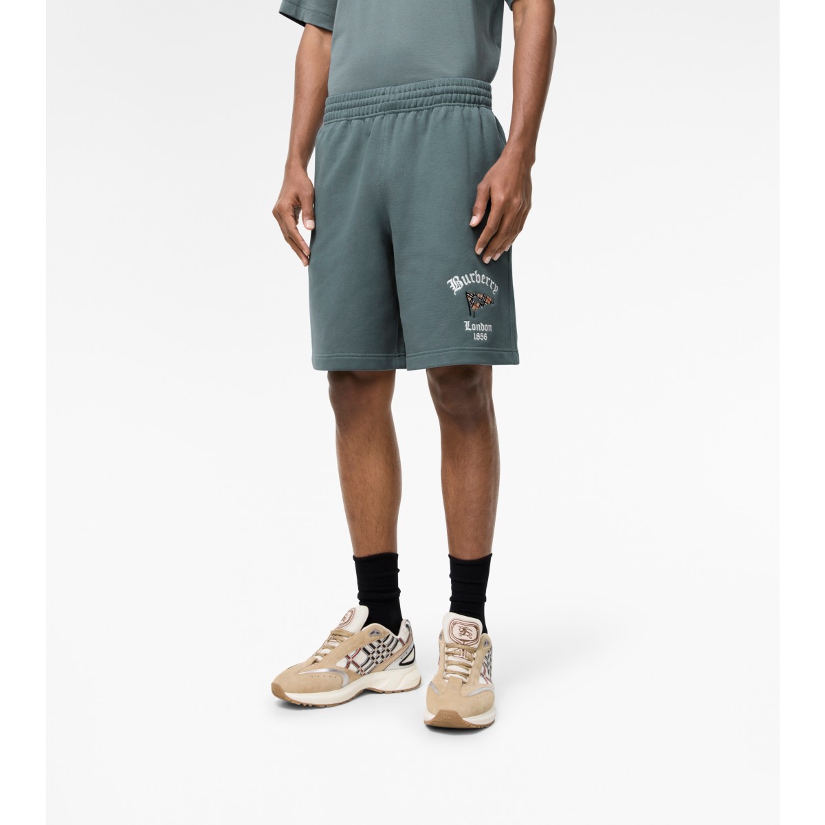  Check Flag Cotton Short