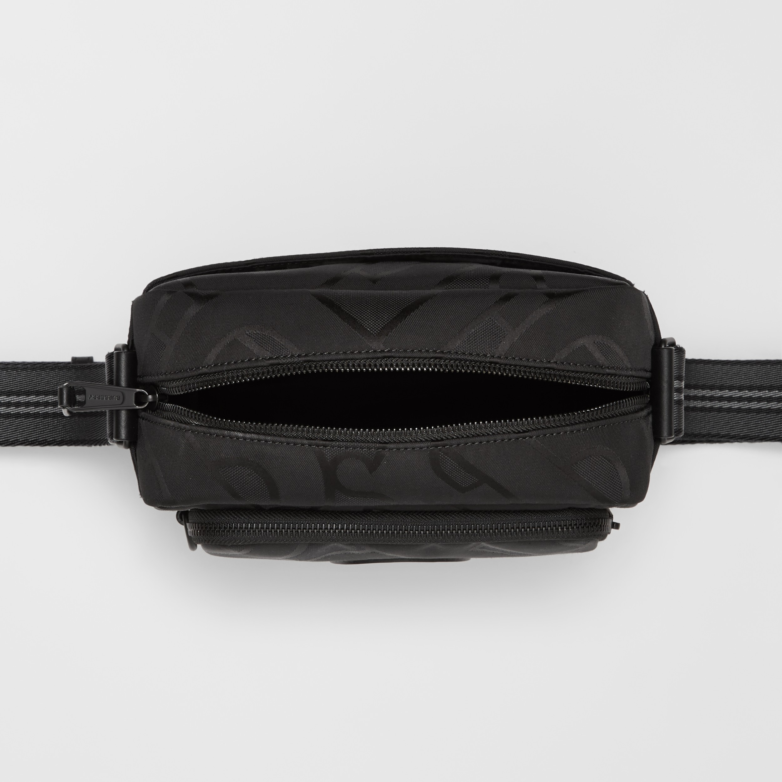 Monogram Recycled Polyester Crossbody Bag in Black - Men | Burberry