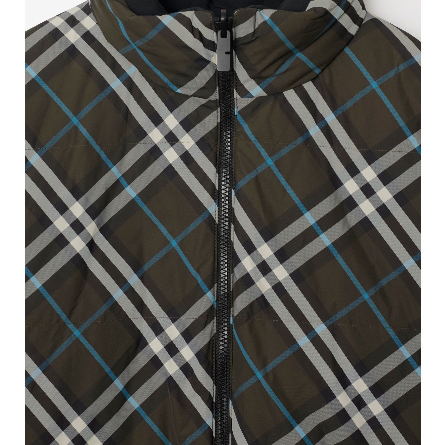 Piumino reversibile in nylon Check