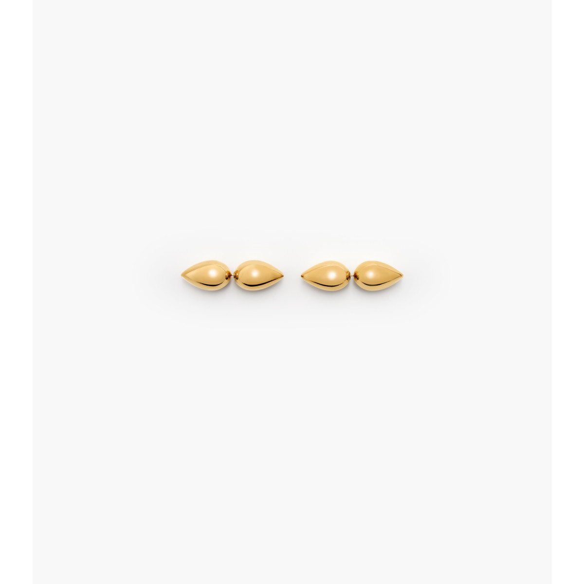 Shop Burberry Large Spear Stud Earrings In Gold