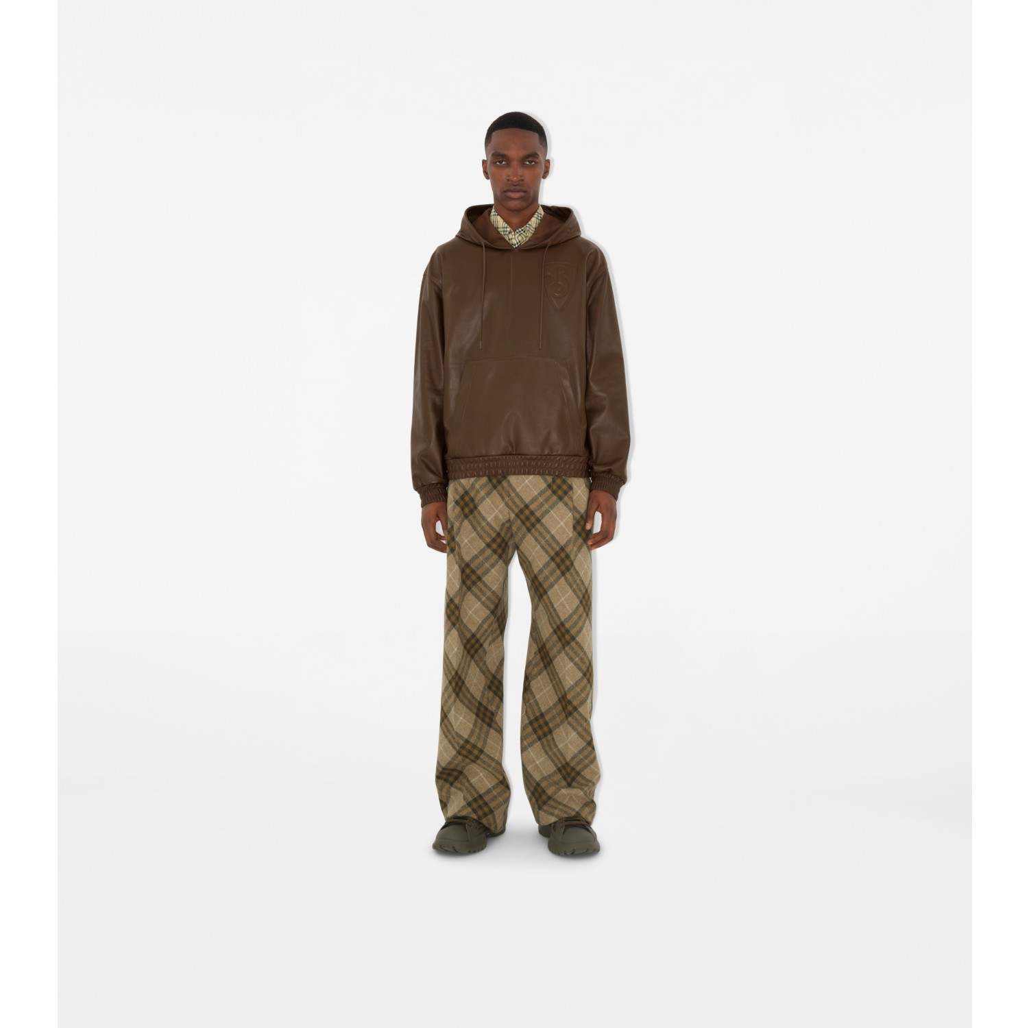 Hoodie en cuir B Shield