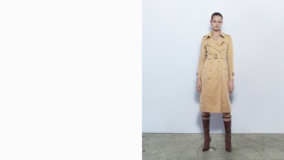 burberry knee length trench coat