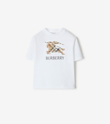 BURBERRY プリント Tシャツ XXS ホワイト 8E722A18-117E-4045-B566-