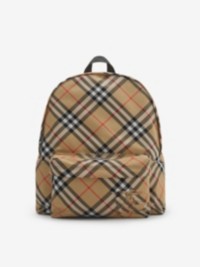 Check Backpack in colour Sand