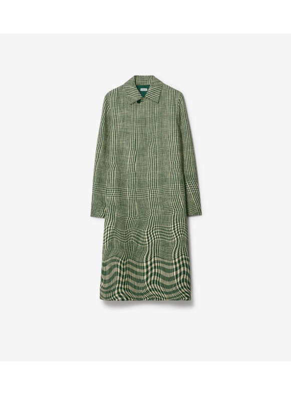 Burberry green shop men's coat