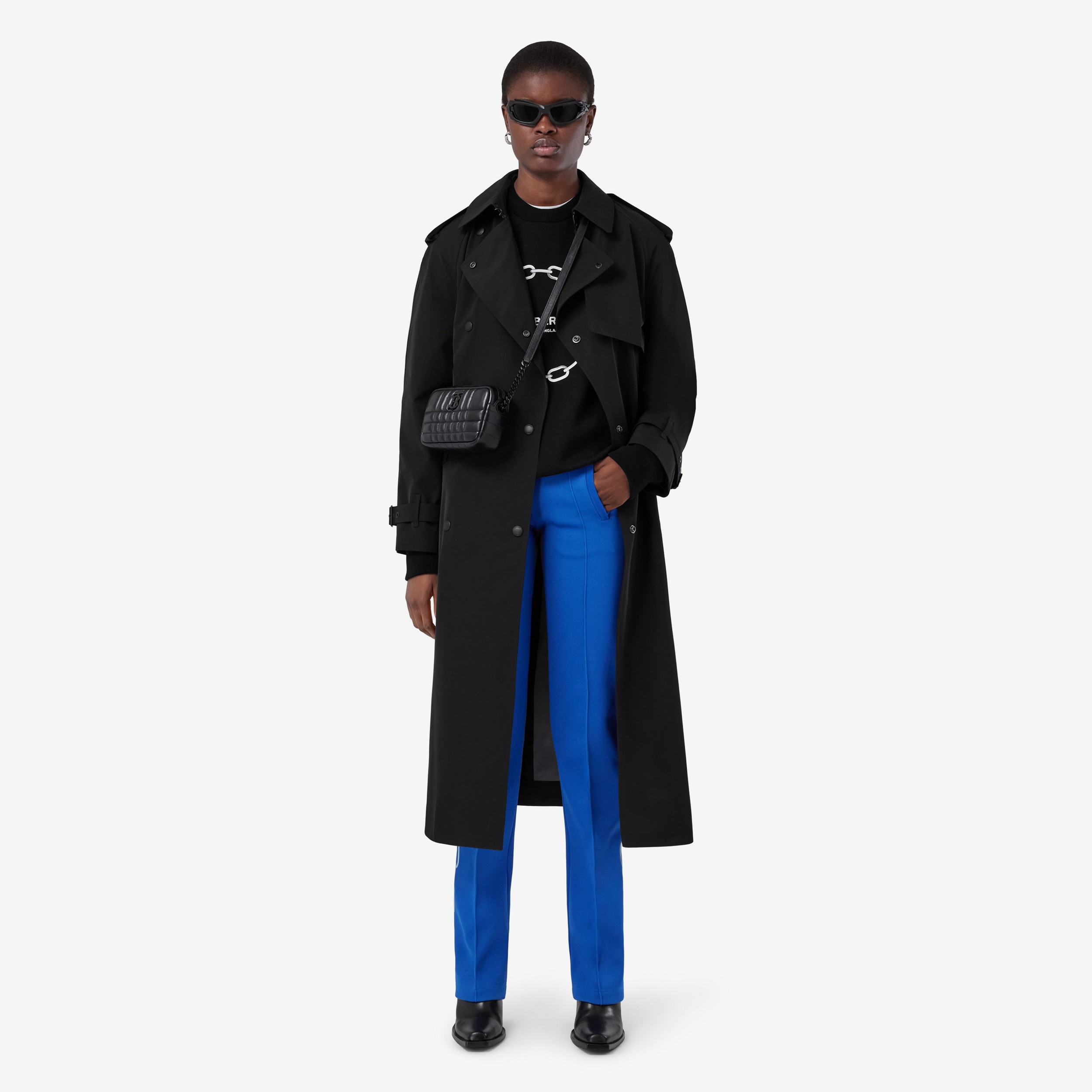 Trench coat largo de tres capas (Negro) - Mujer | Burberry® oficial - 2