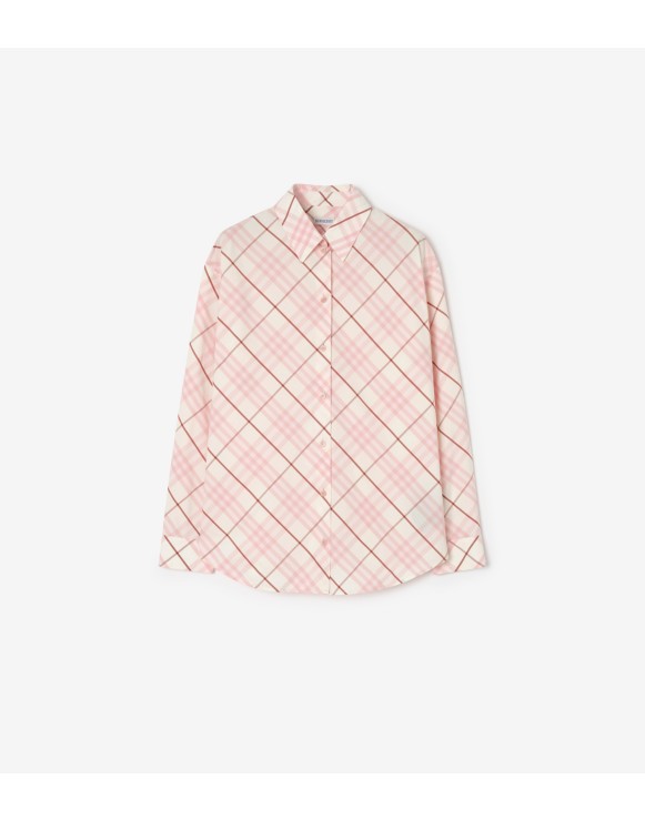 Chemise casual en coton Check