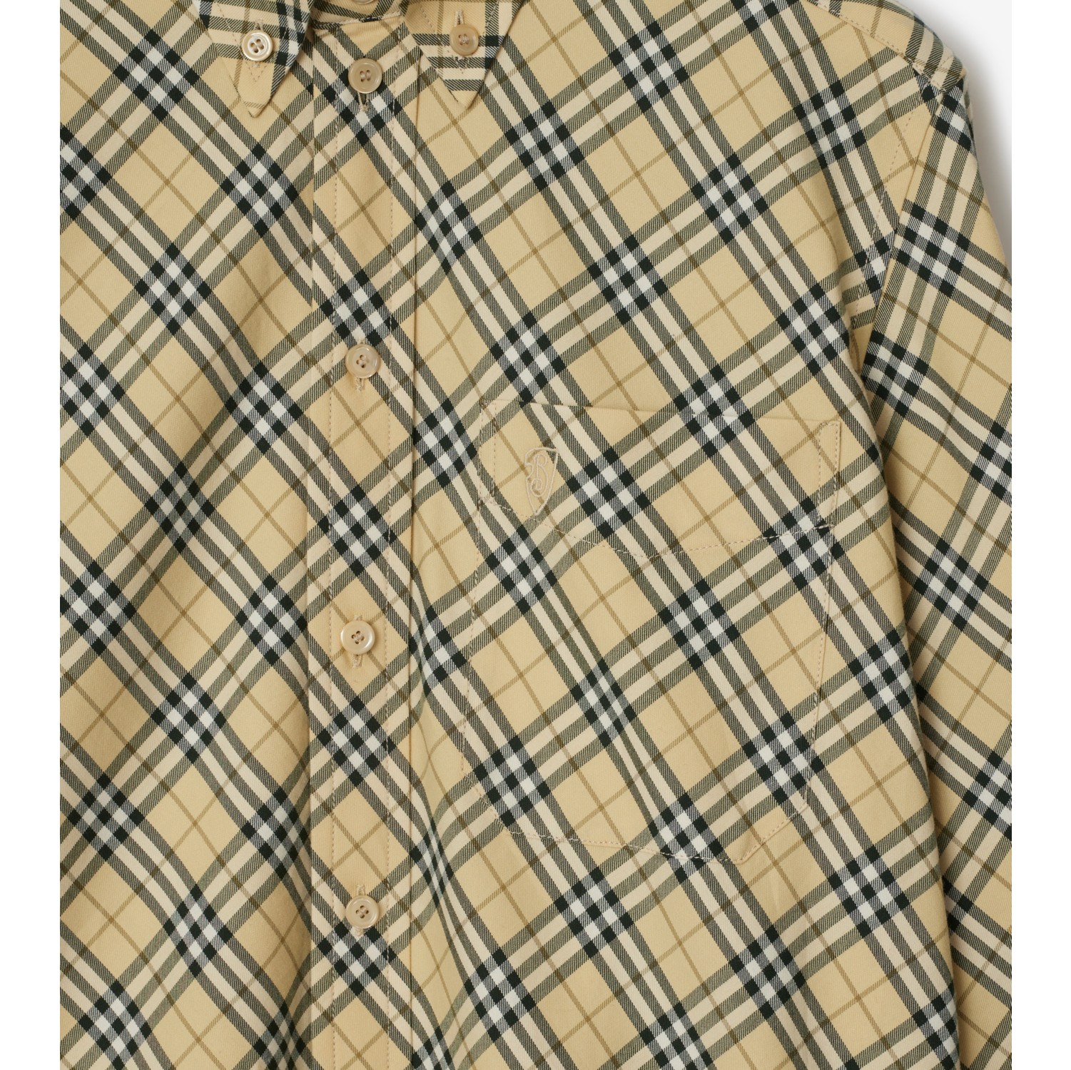 Camisa de algodão em Check