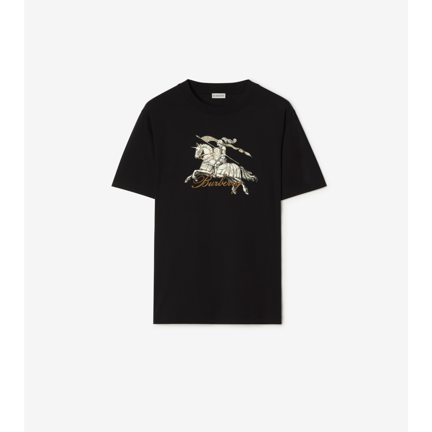 エッチドナイト コットンTシャツ (ブラック) - メンズ | Burberry®公式