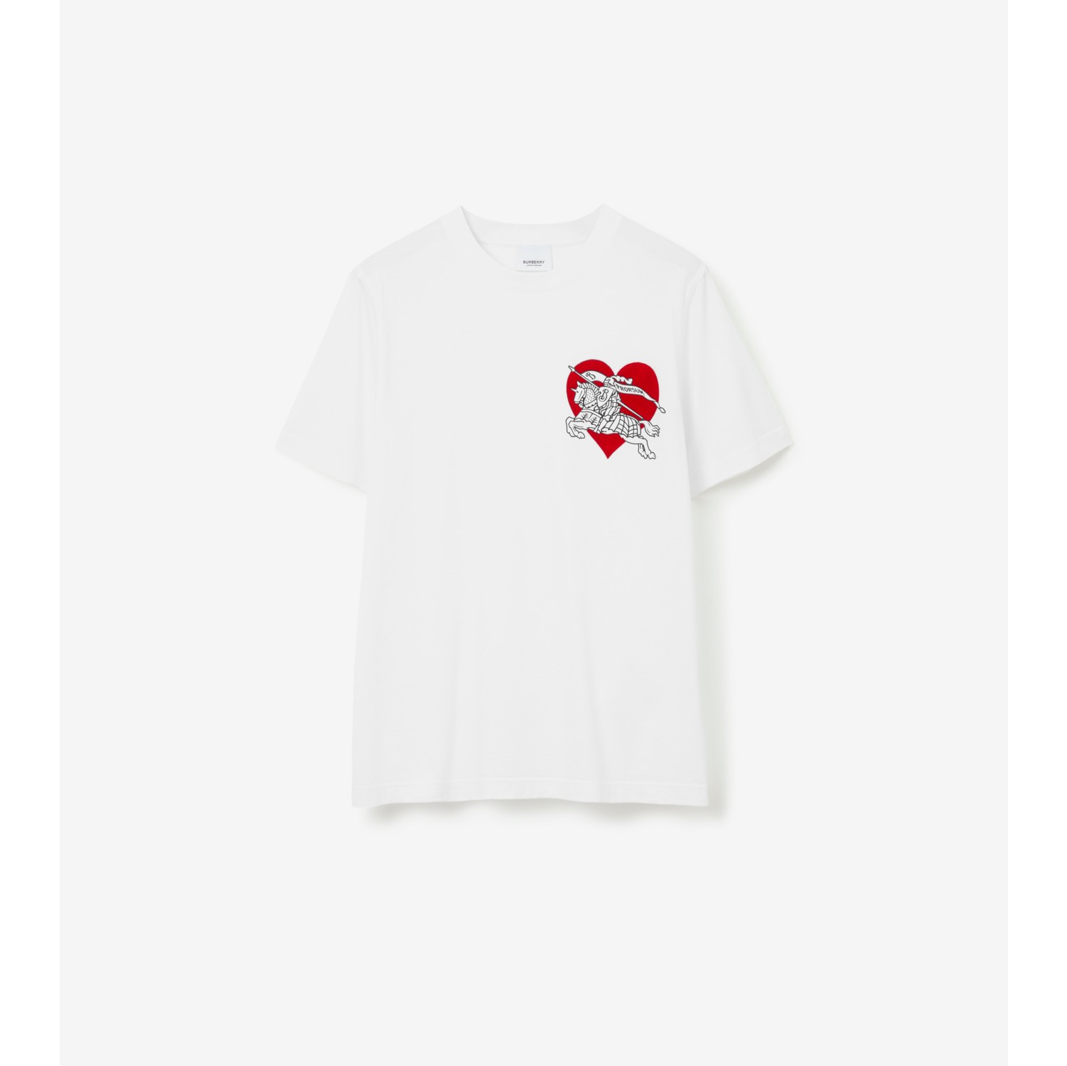 ハートEKD コットンTシャツ (ホワイト) - ウィメンズ | Burberry®公式