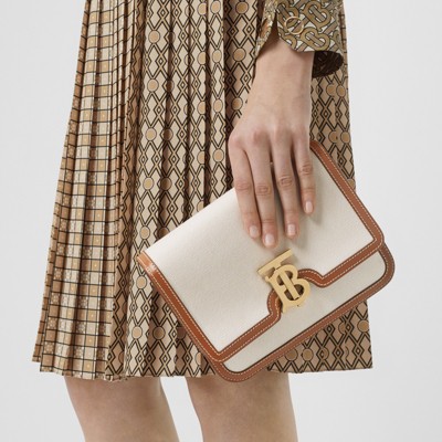 Burberry small tb leather shoulder bag Clearance