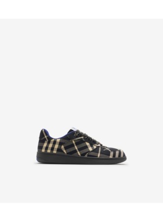 【関税&送料込】Burberry Pink Leather Terrace Sneakers Burberry Terrace Sneakers | Pink | FARFETCH