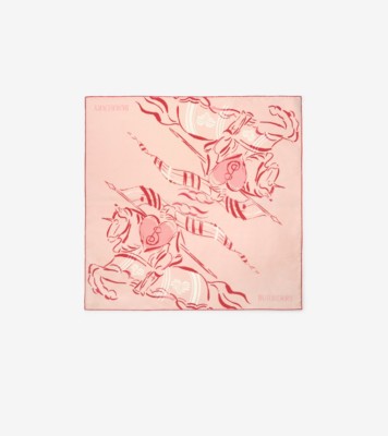 ハートナイト シルクスカーフ (コンパクトピンク) | Burberry®公式サイト