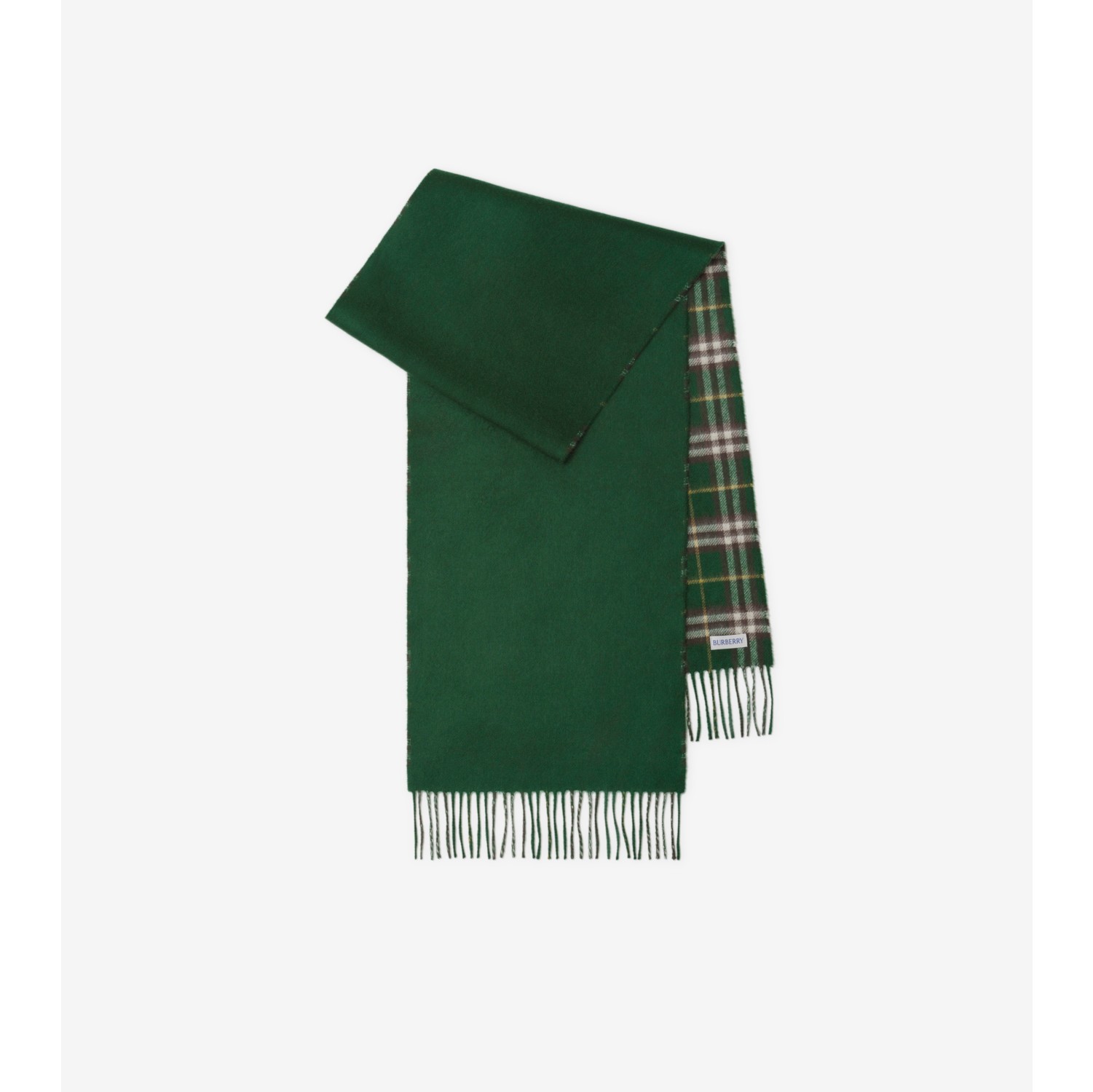 Burberry 100 2025 cashmere scarf green