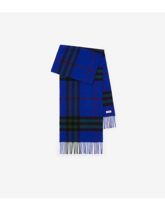 Check Cashmere Scarf