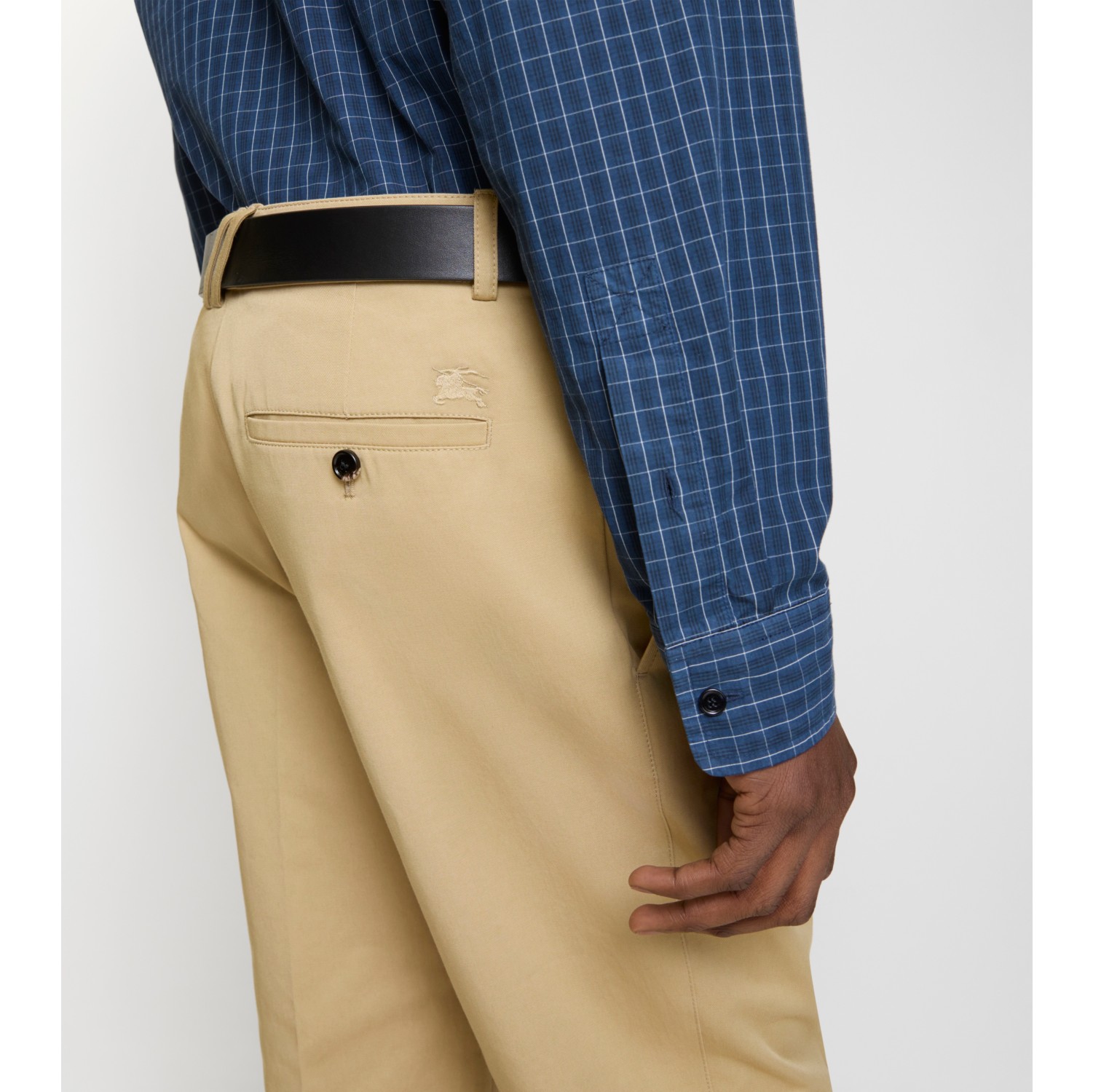 Cotton Twill Chinos in Hamper beige - Men | Burberry® Official