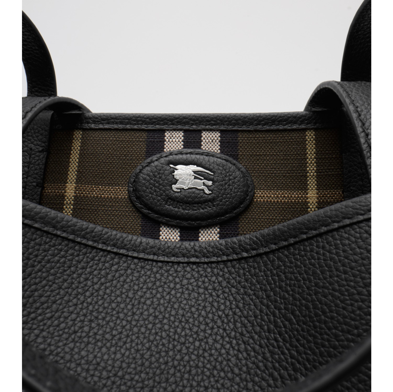 Medium Reversible Bloomsbury Tote​ in Thicket green/slate grey - Men | Burberry® Official