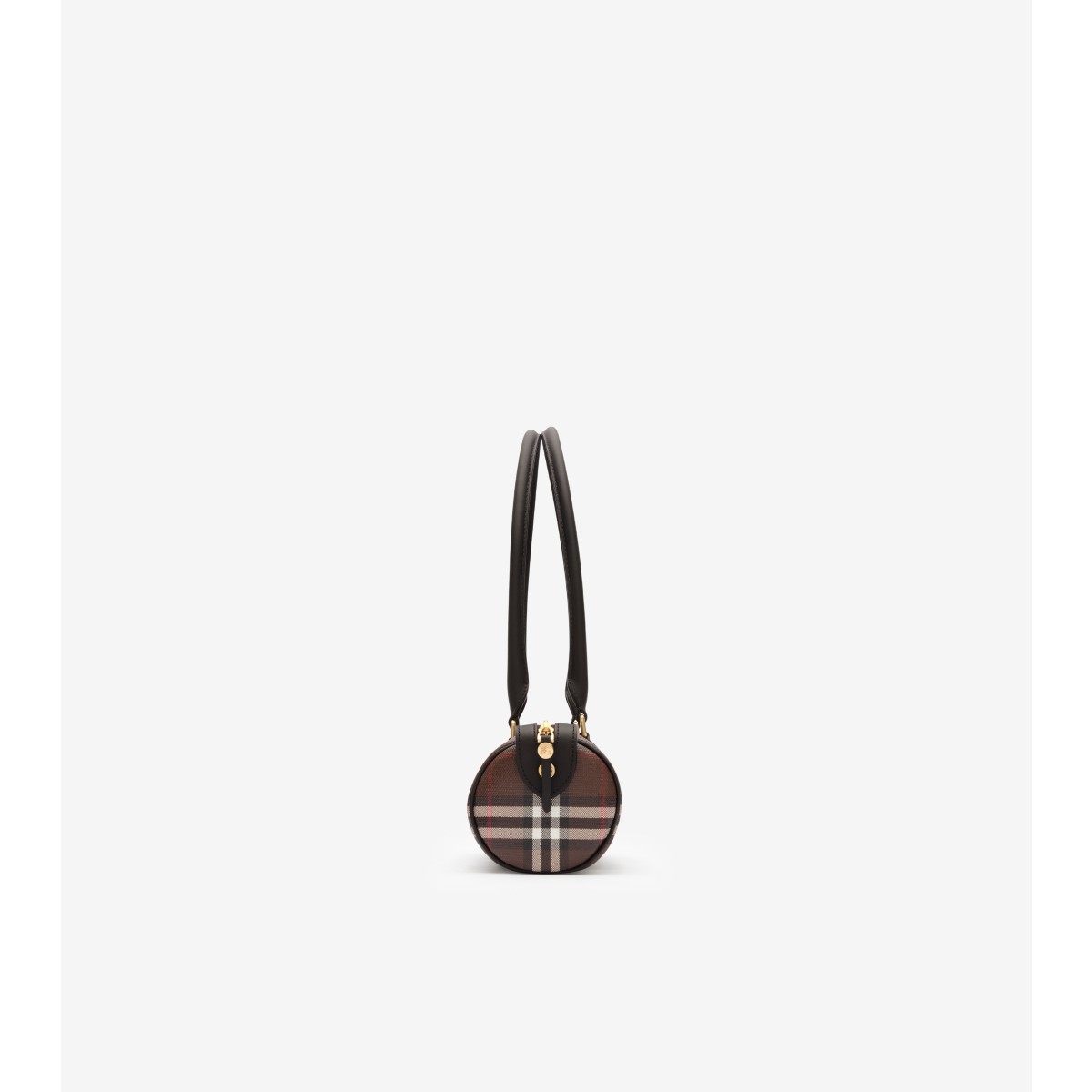  Check Mini Barrel Bag