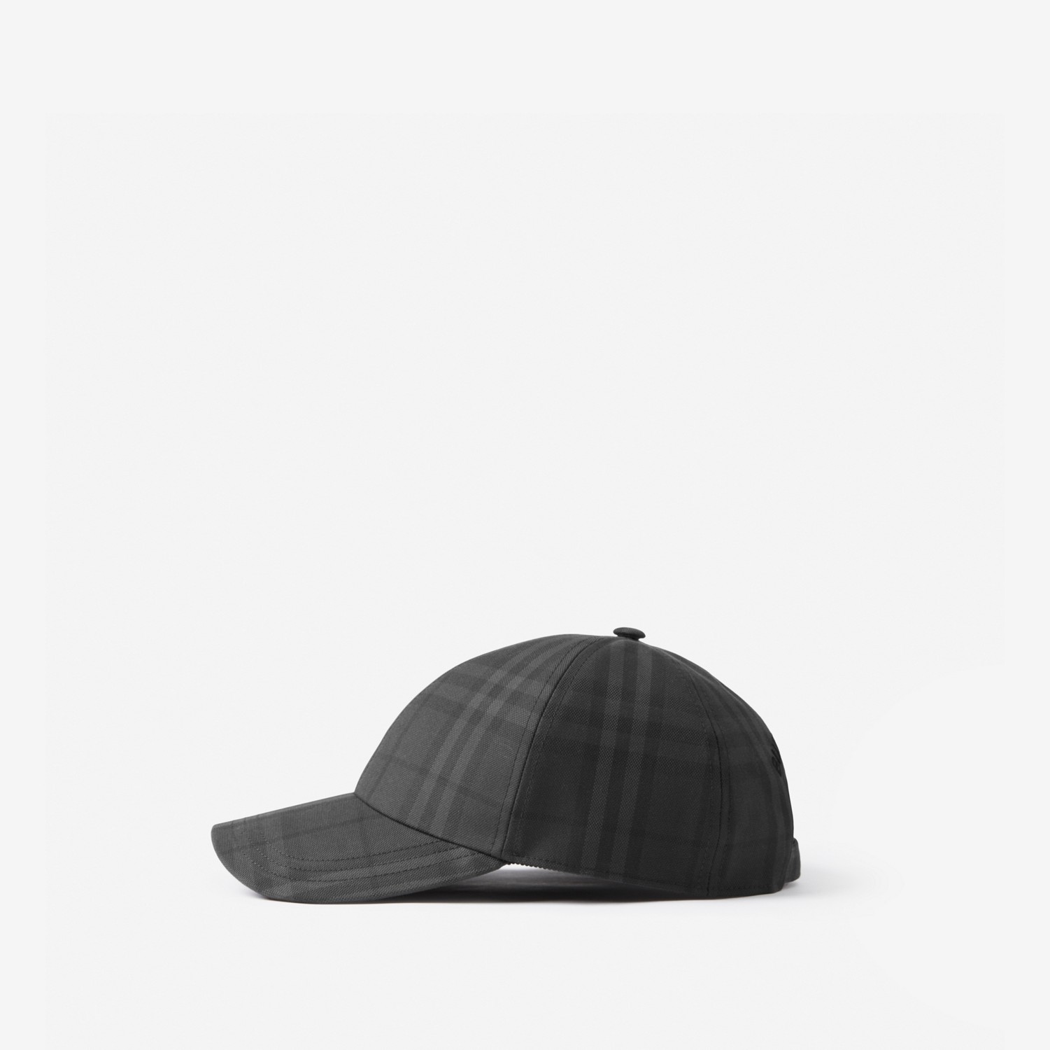 Vintage 格纹棉质棒球帽 (炭灰色格纹) | Burberry® 博柏利官网