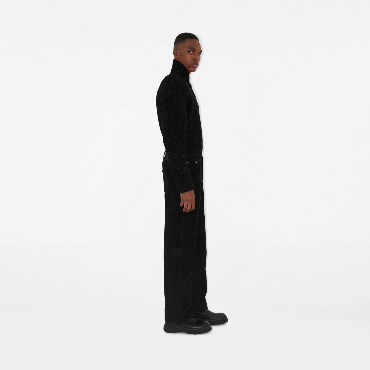 Corduroy Trousers in Black - Men, Cotton | Burberry® Official Corduroy Trousers in Black - Men, Cotton | Burberry® Official