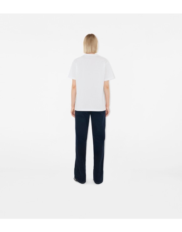 Check Pocket Cotton T-shirt