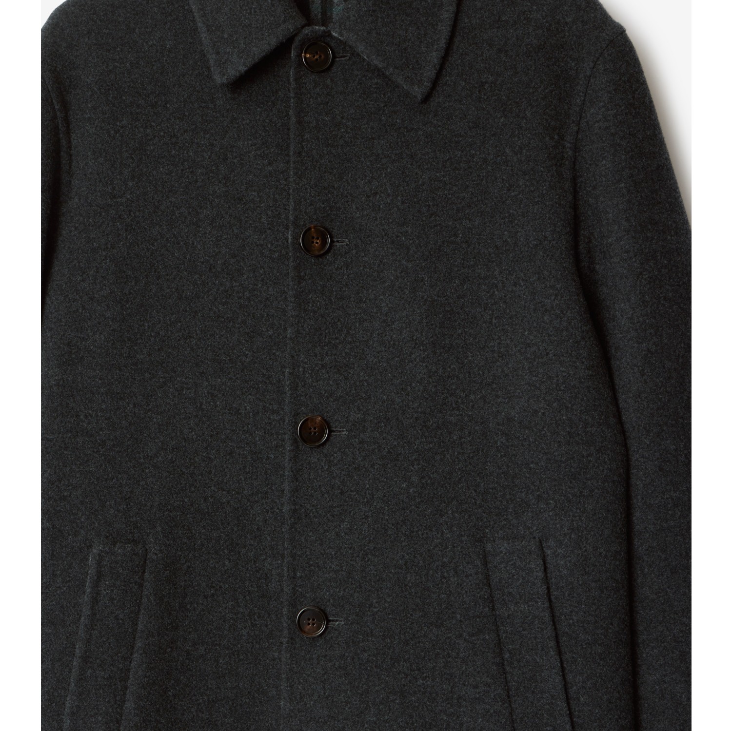 Mid-length Wool Car Coat