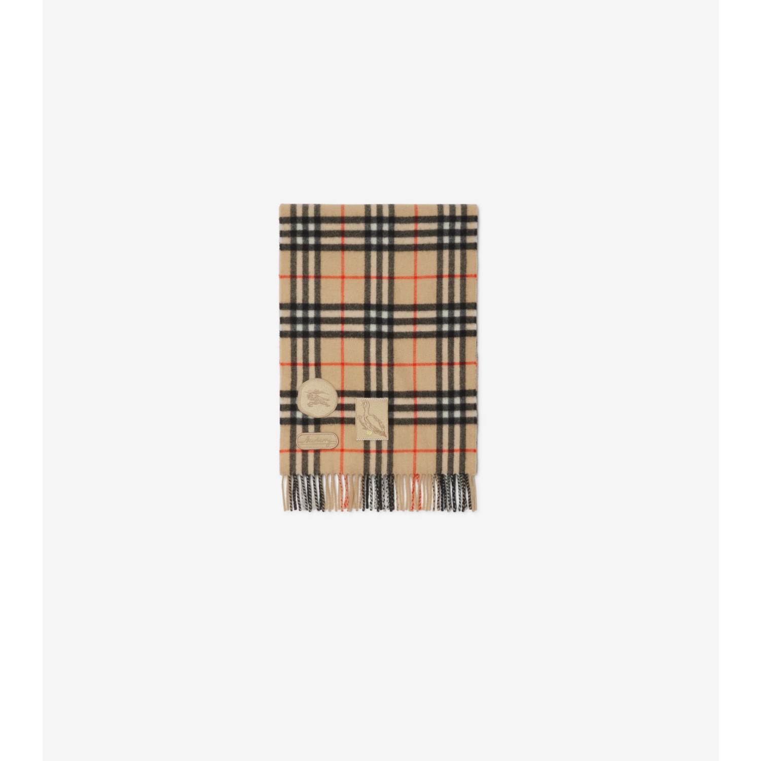 Badge Check Cashmere Scarf