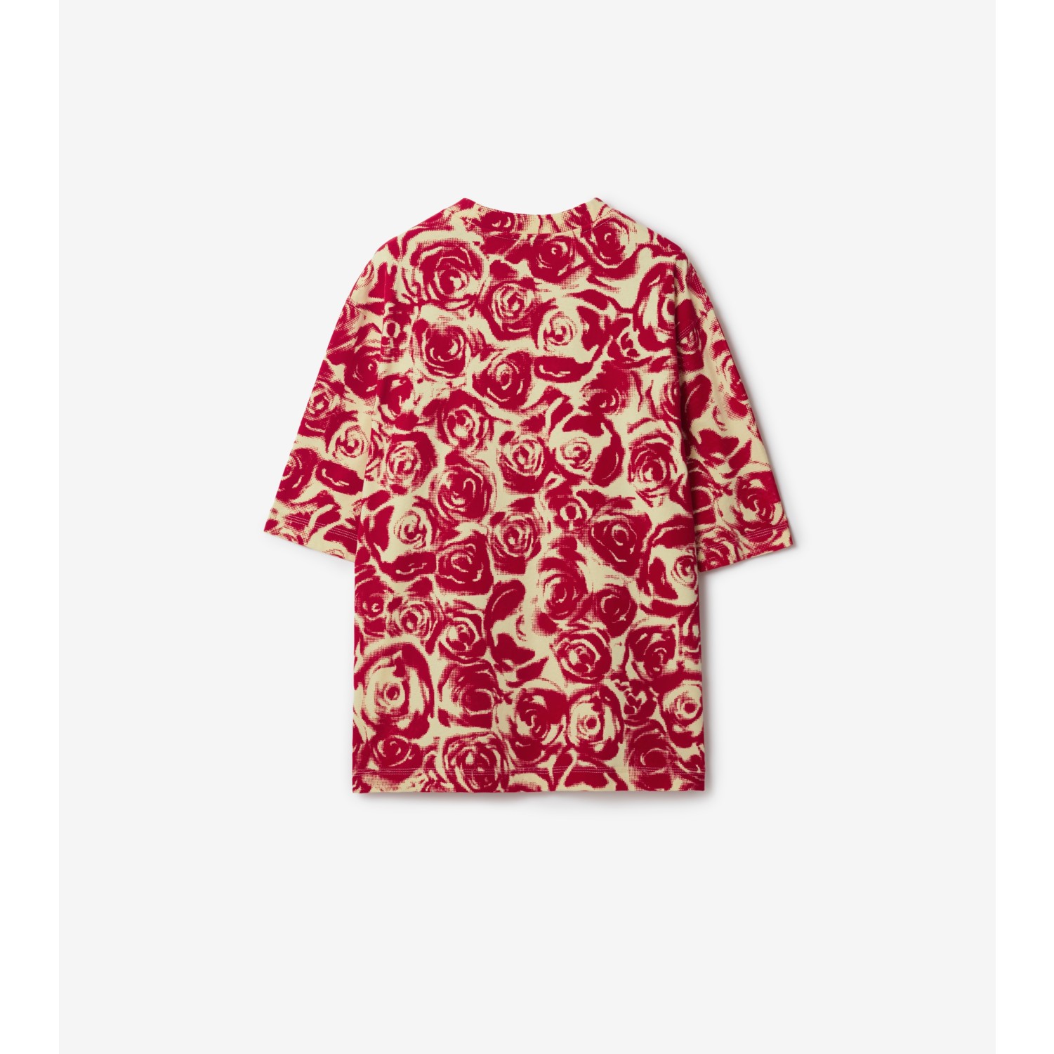 Rose Cotton T-shirt in Pillar - Women | Burberry® Official