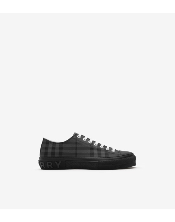 Check Nylon Blend Sneakers