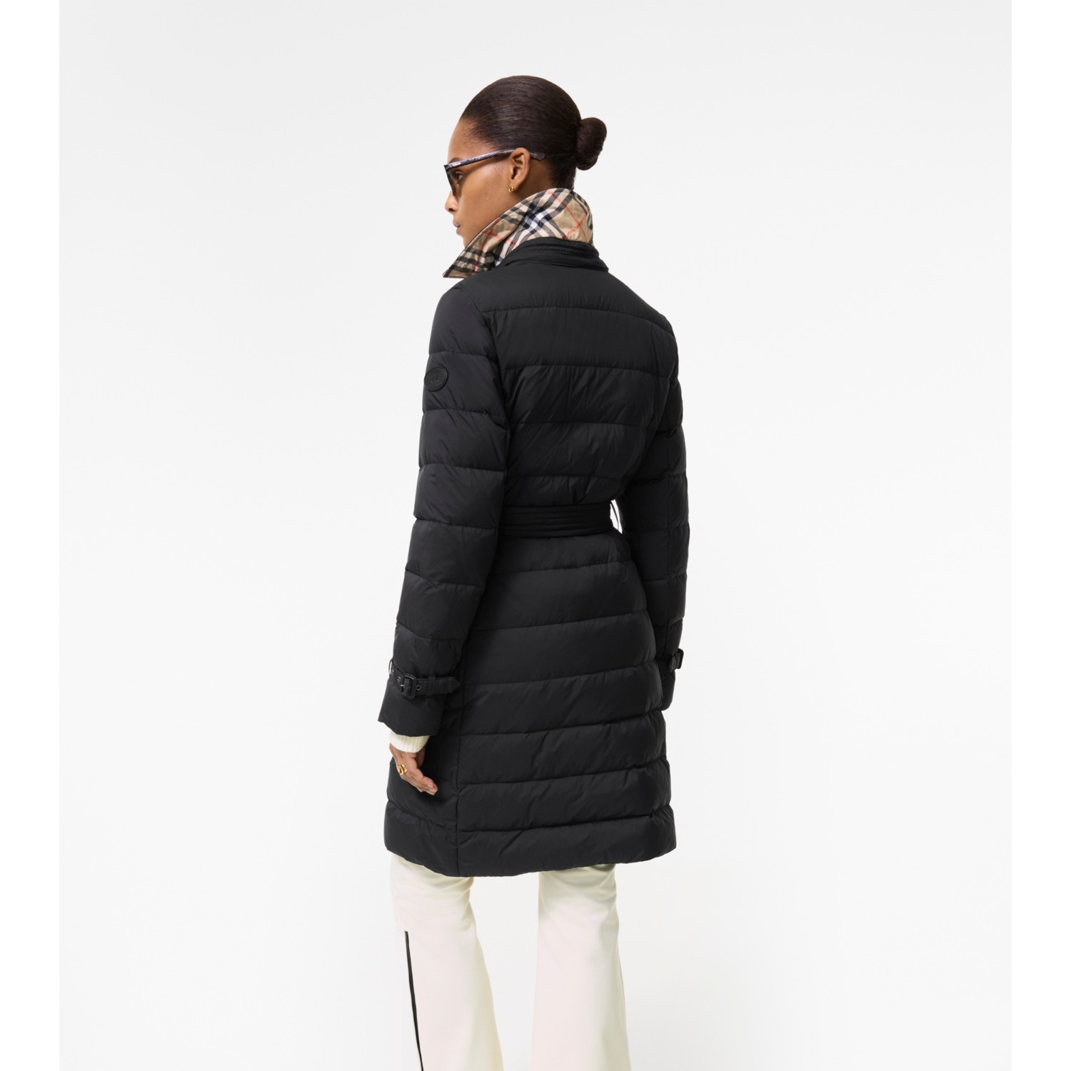 Mid-length Nylon Audley Puffer Coat - thumbnail 3
