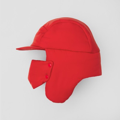 Berretto imbottito oversize in nylon (Rosso) | Sito ufficiale Burberry®