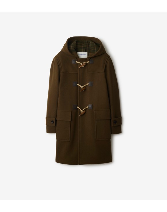 Duffle coat de lã e cashmere