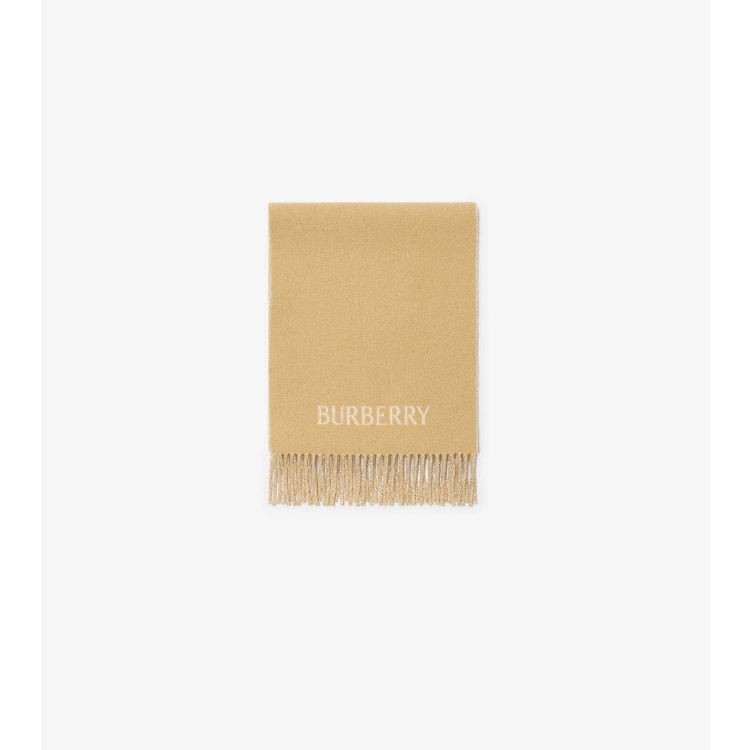 B Crest Cashmere Scarf