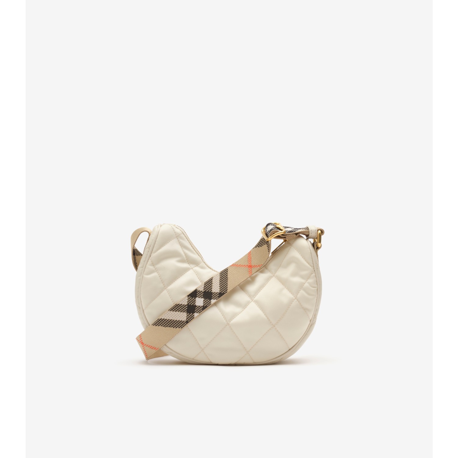 Horseshoe Crossbody Bag​ in Soap beige - Women, Nylon | Burberry® Official