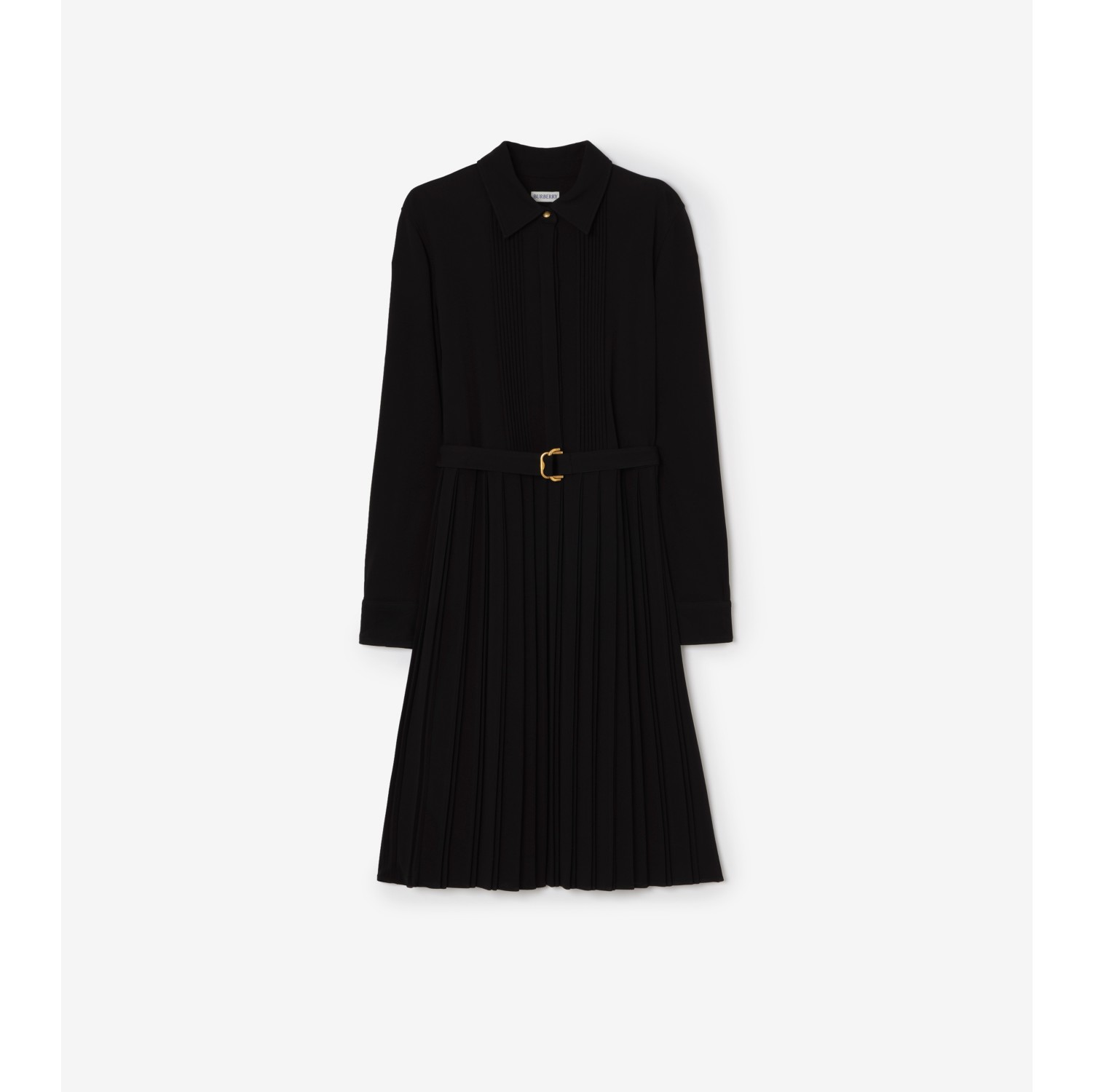 Belted Viscose Dress