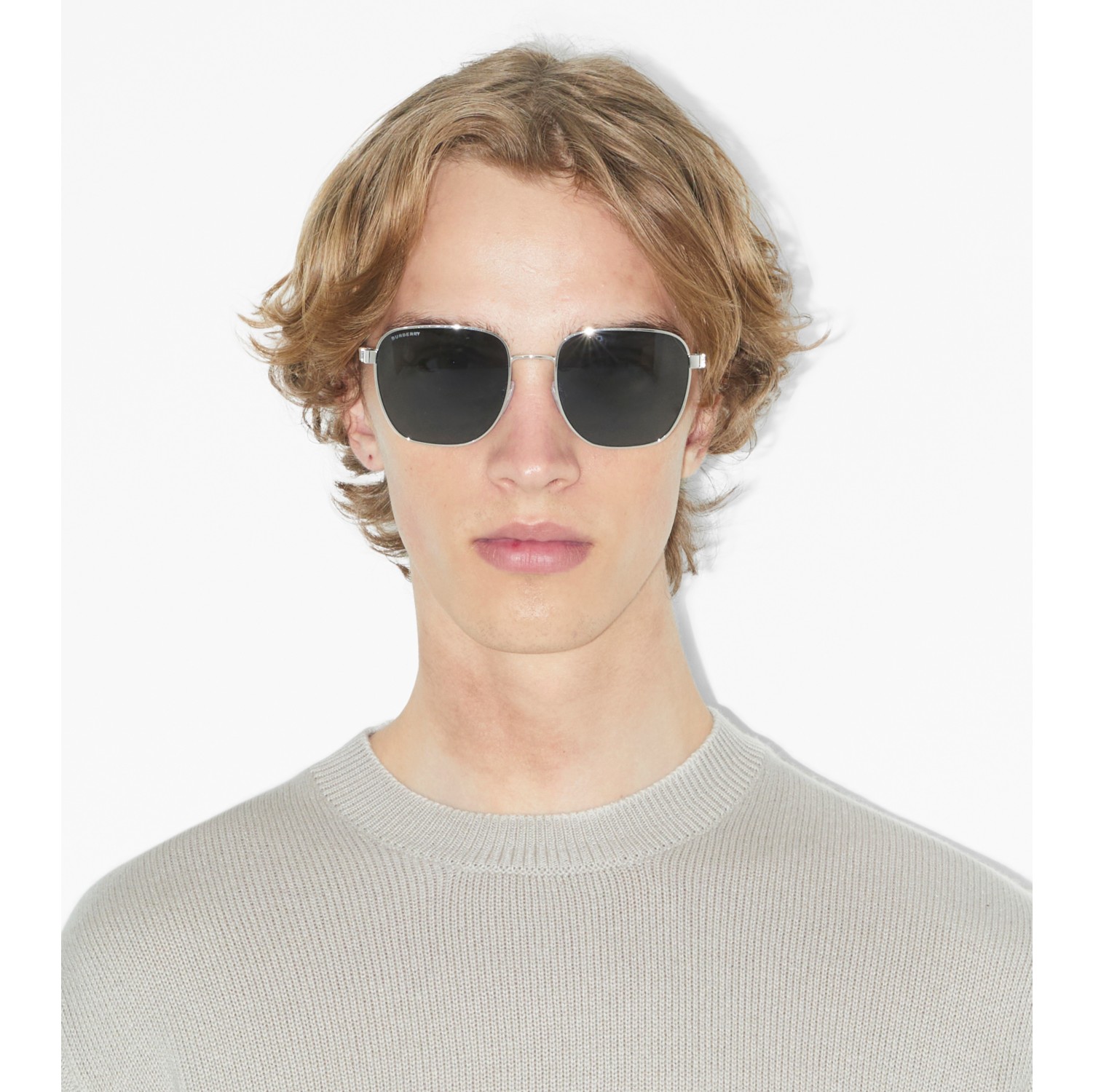 Burberry sunglasses store mens silver